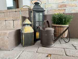 Szentendrei Öregvíz Vendégház teraszdíszek.