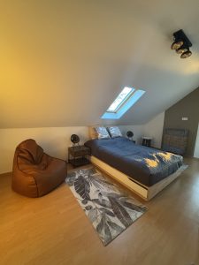 Szentendrei Öregvíz Vendégház hálószoba.